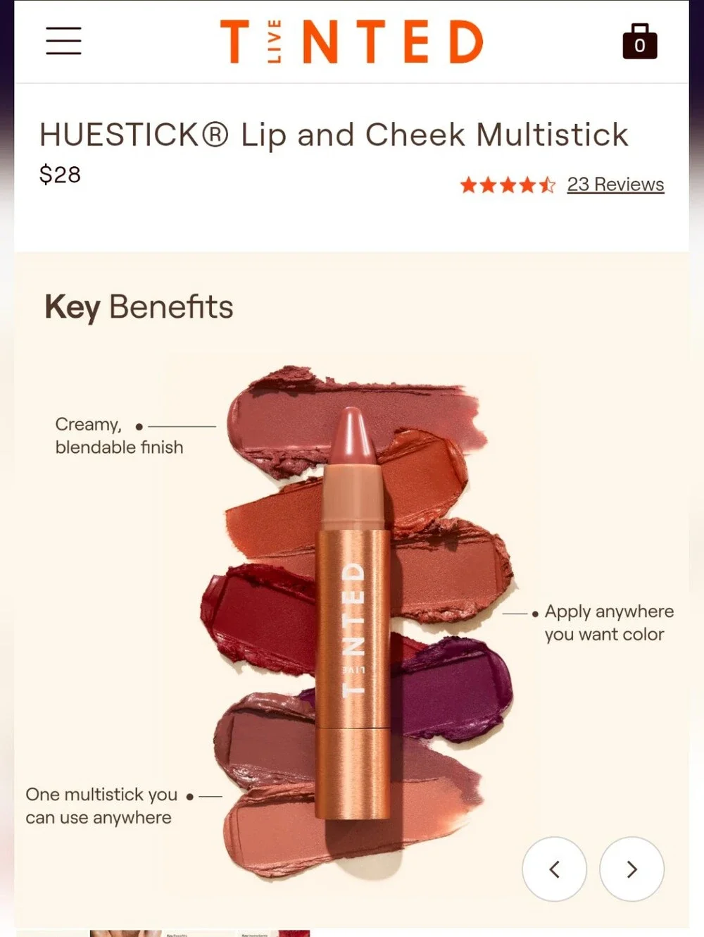 HUestick Lip & Cheek Multistick - Change 01